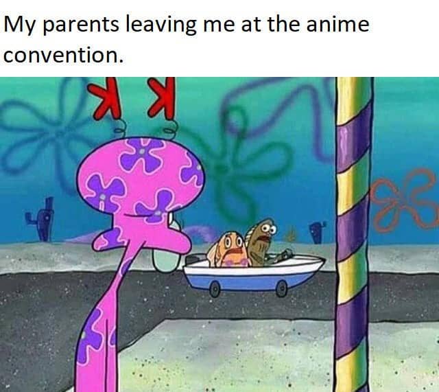 meme anime tentang orangtua bangga