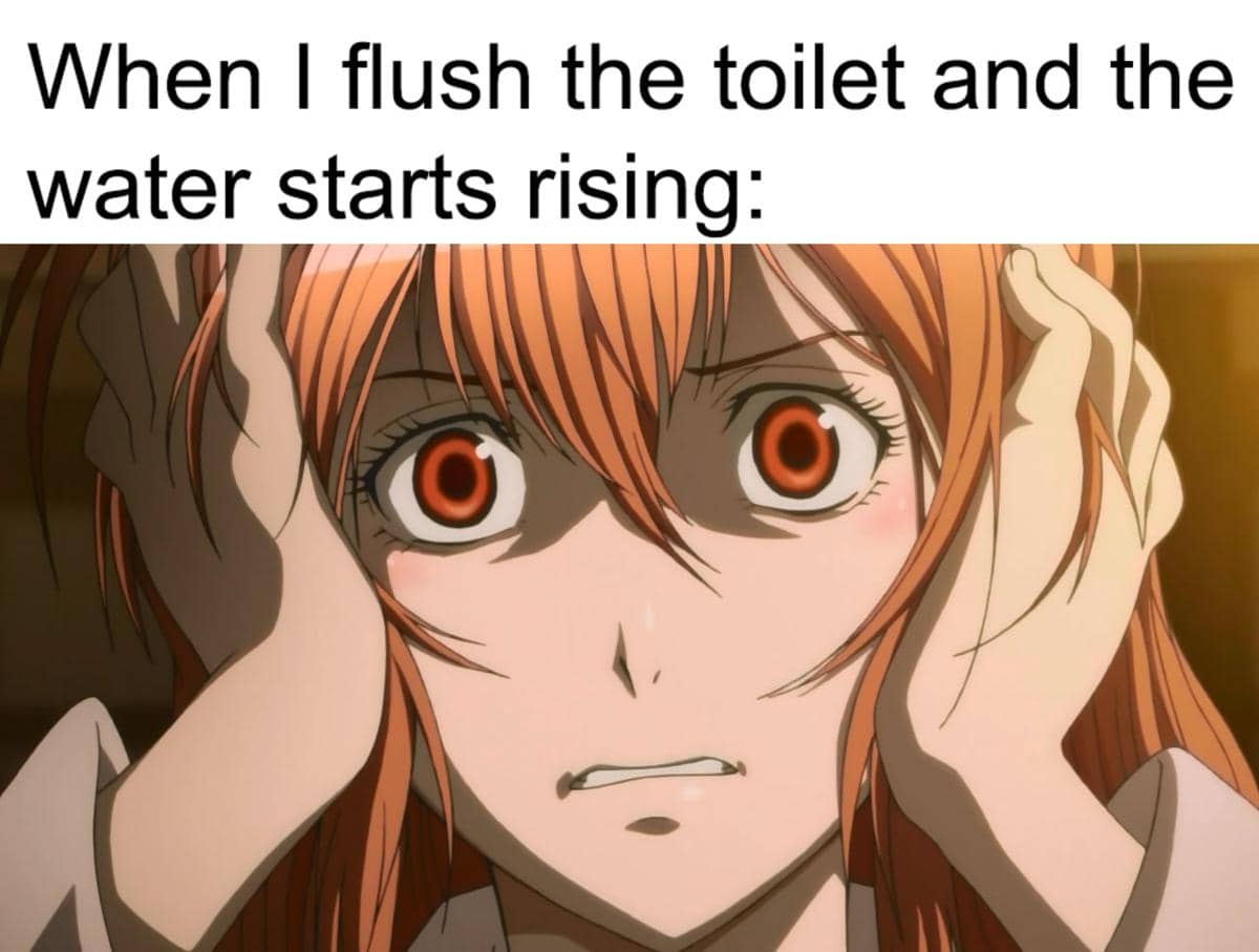 8 Meme Anime tentang Momen Horor, Bikin Keringat Dingin