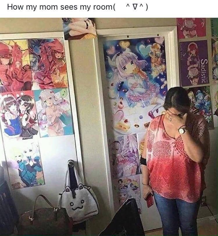 meme anime tentang orangtua bangga