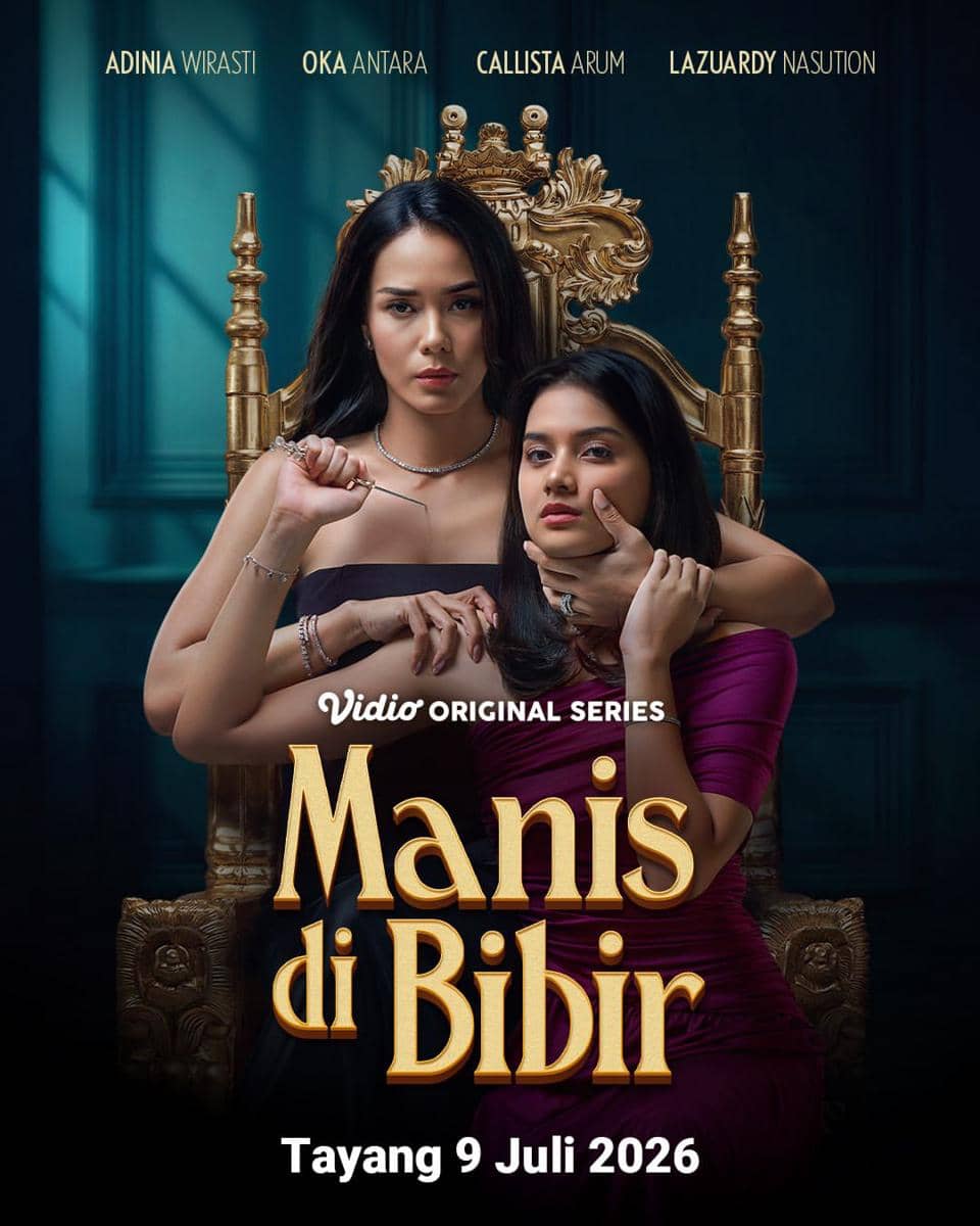 Poster resmi serial Manis di Bibir (dok. Vidio/Manis di Bibir)