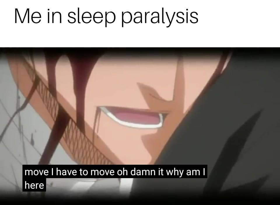 meme anime tentang momen horor