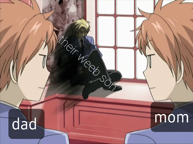 meme anime tentang orangtua bangga