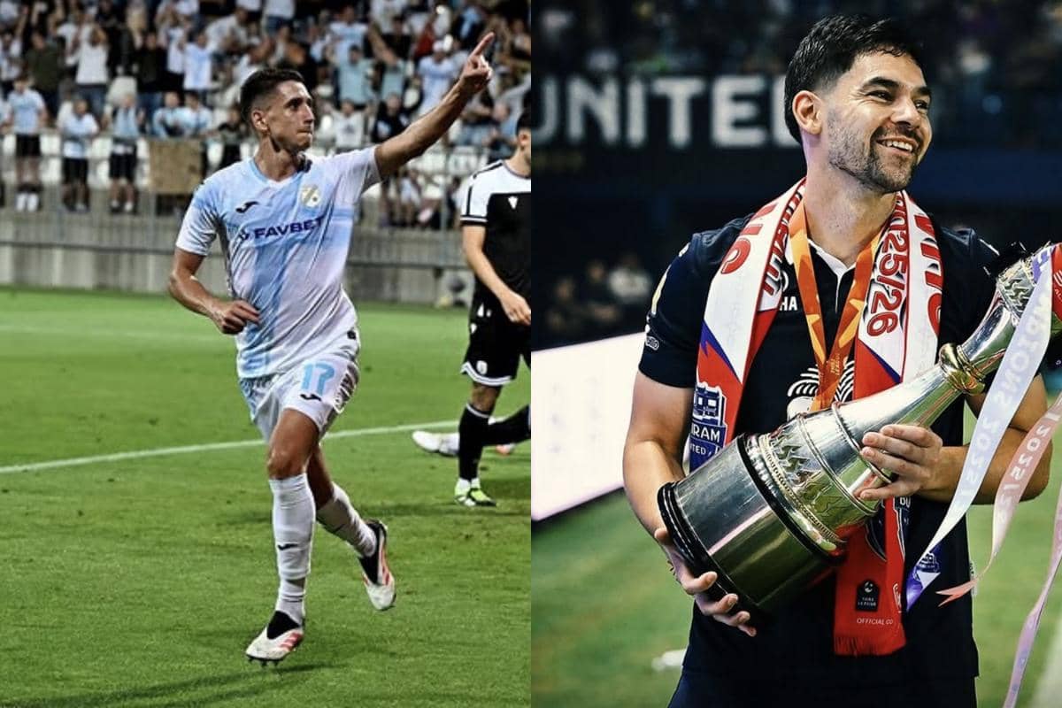 Foto Luka menalo saat bermain di tim sebelumnnya dan foto sandy walsh saat perayaan juara