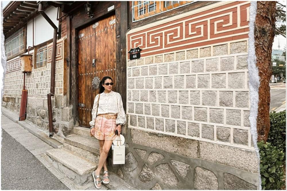 10 Potret Marcella Zalianty Jalan-jalan di Bukchon Hanok Village, Seru