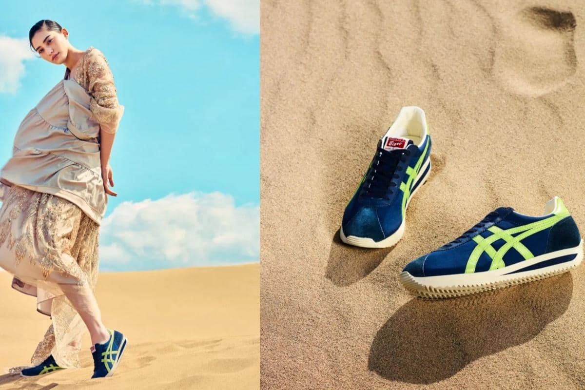 ilustrasi sepatu Onitsuka Tiger GB "Nippon Made"