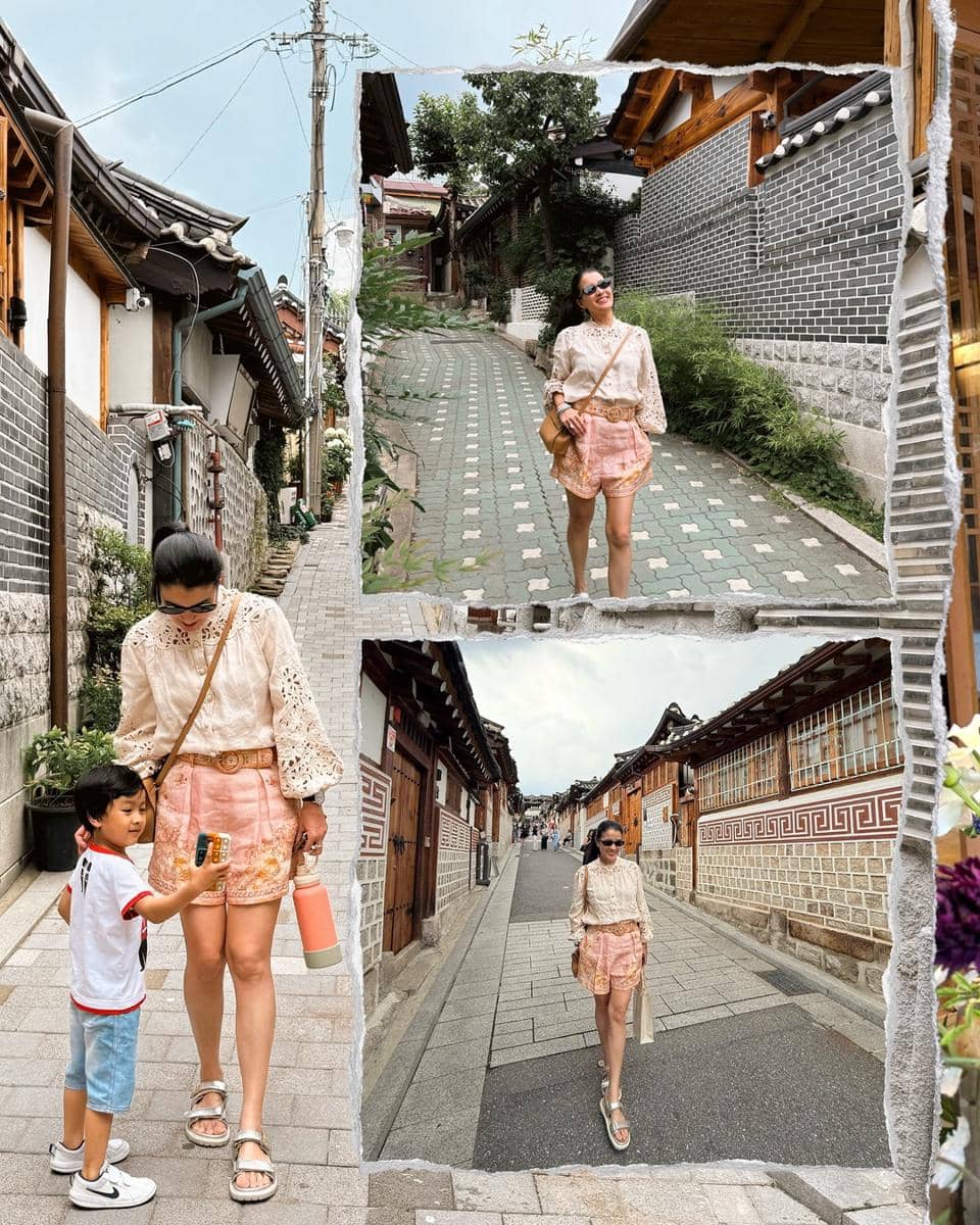 Marcella Zalianty jalan-jalan di Bukchon Hanok Village
