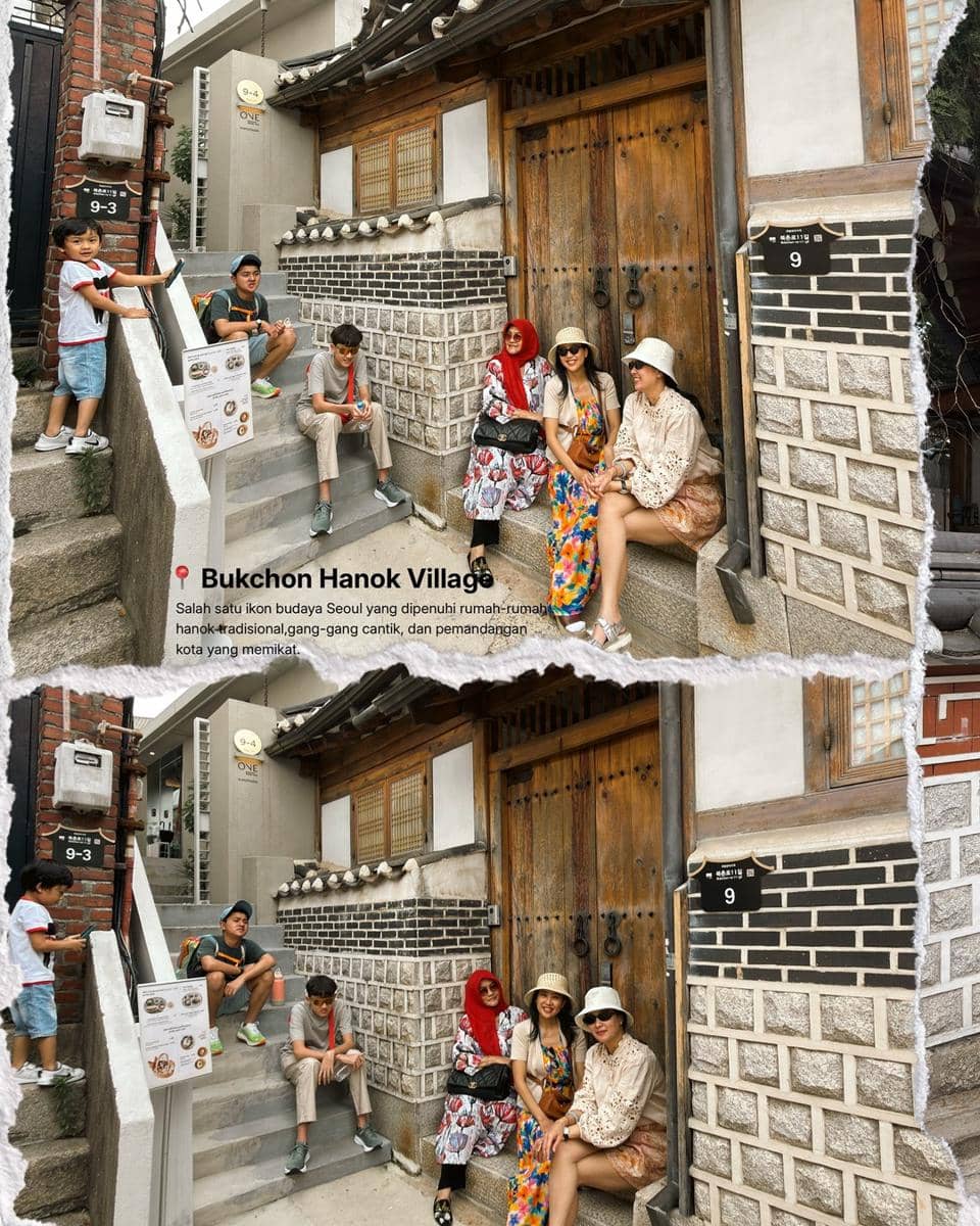 Marcella Zalianty jalan-jalan di Bukchon Hanok Village