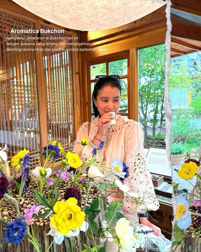 Marcella Zalianty jalan-jalan di Bukchon Hanok Village