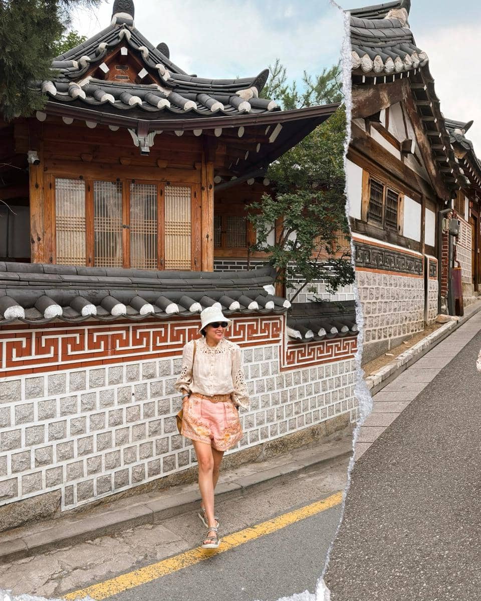 Marcella Zalianty jalan-jalan di Bukchon Hanok Village