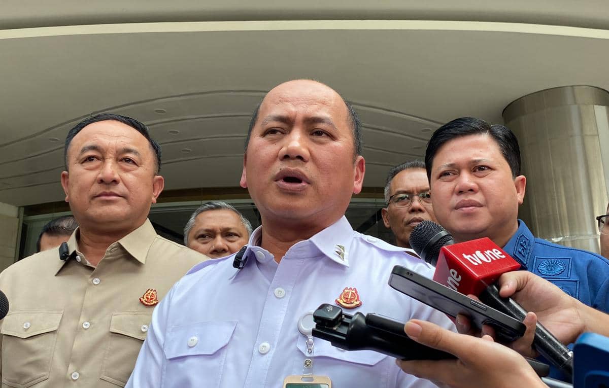 Kapuspenkum Kejagung Anang Supriatna di Kejaksaan Agung (Kejagung), Kamis (2/7/2026). 
