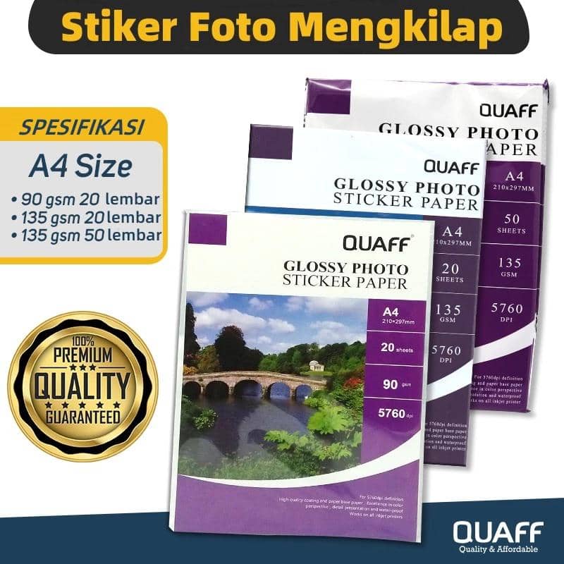Ilustrasi kertas foto (shopee.co.id/QUAFF Indonesia)