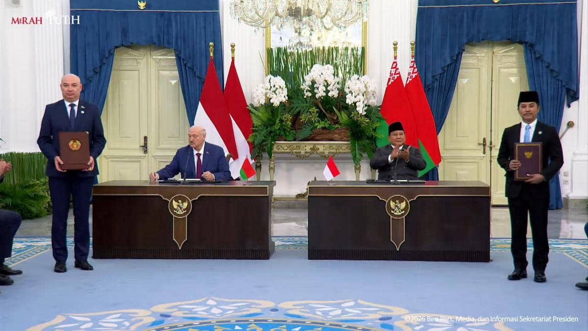 Prabowo-Lukashenko Luncurkan Peta Jalan Kerja Sama Indonesia-Belarus