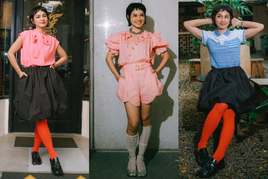 5 Ide Padu-Padan Outfit Tema Retro ala Andien, Pas buat si Petite