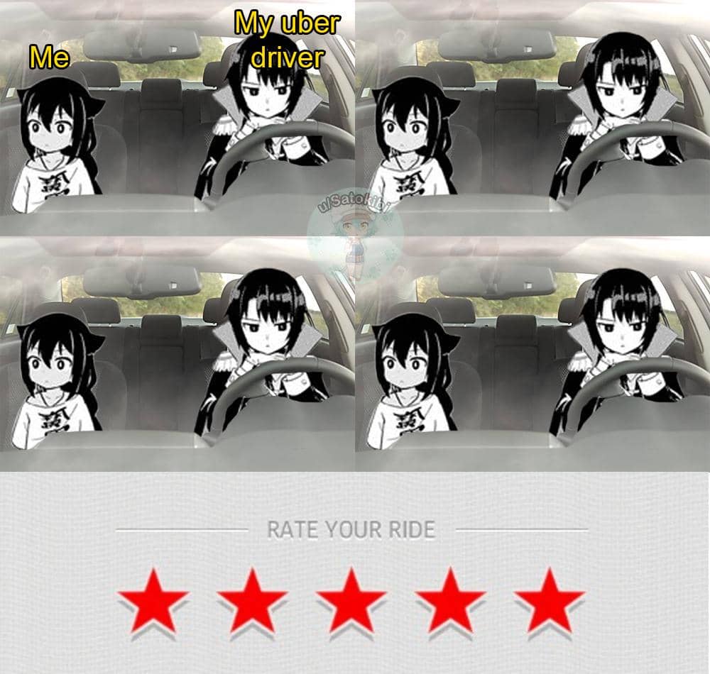meme anime tentang penumpang