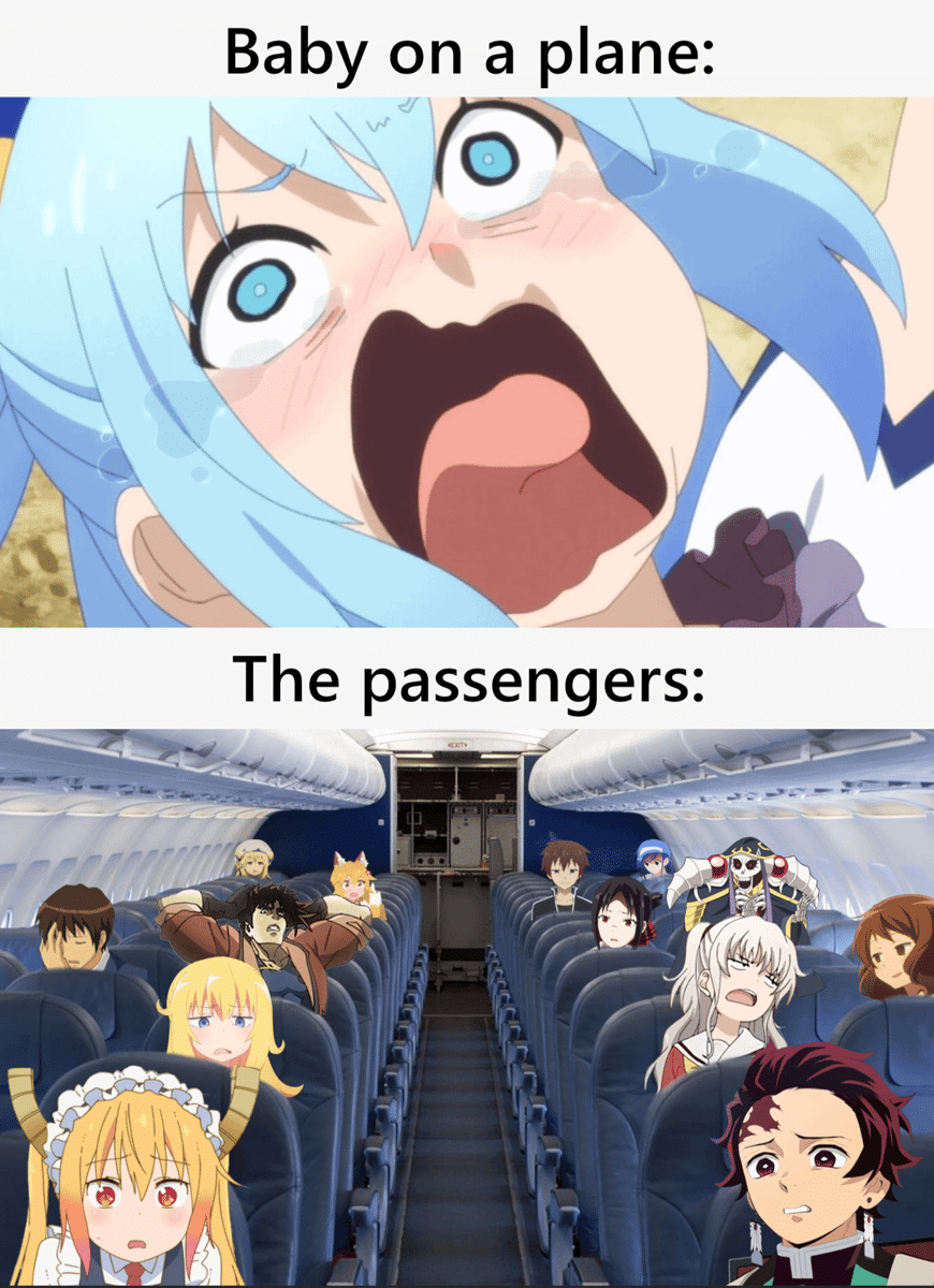 meme anime tentang penumpang