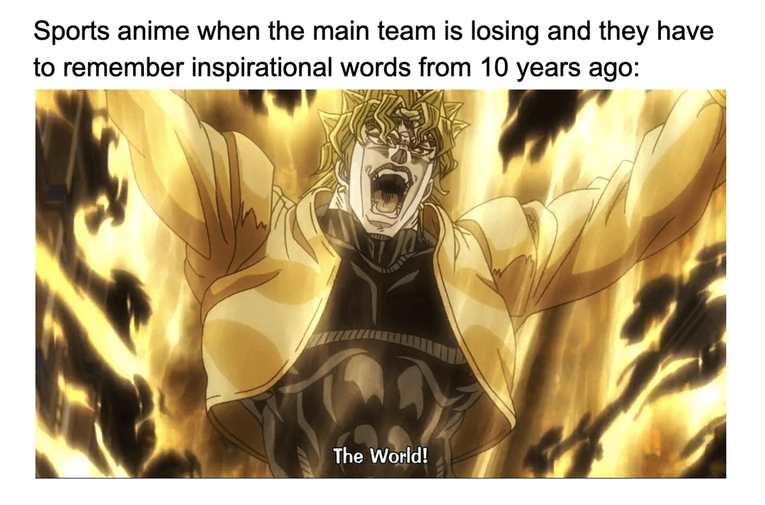 meme anime olahraga