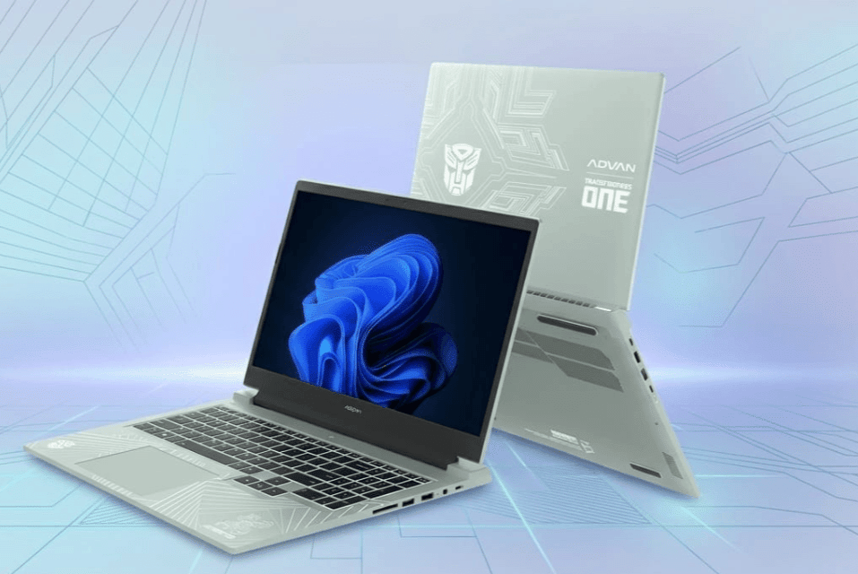 ilustrasi laptop Advan