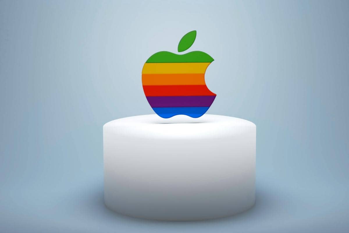logo lama Apple