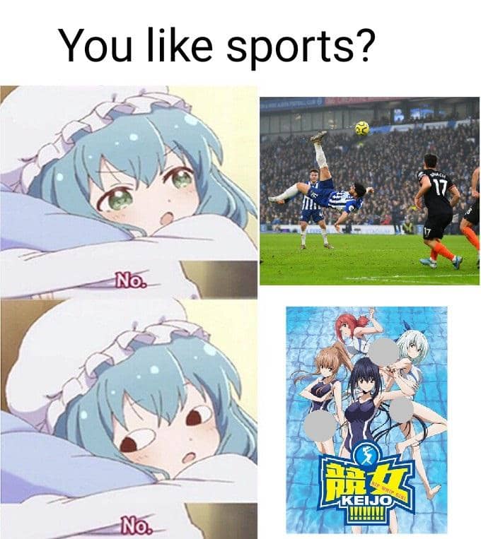 meme anime olahraga