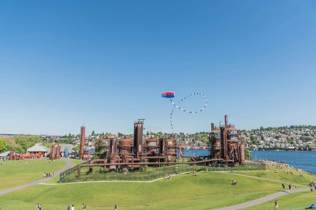 ilustrasi Gas Works Park di Seattle