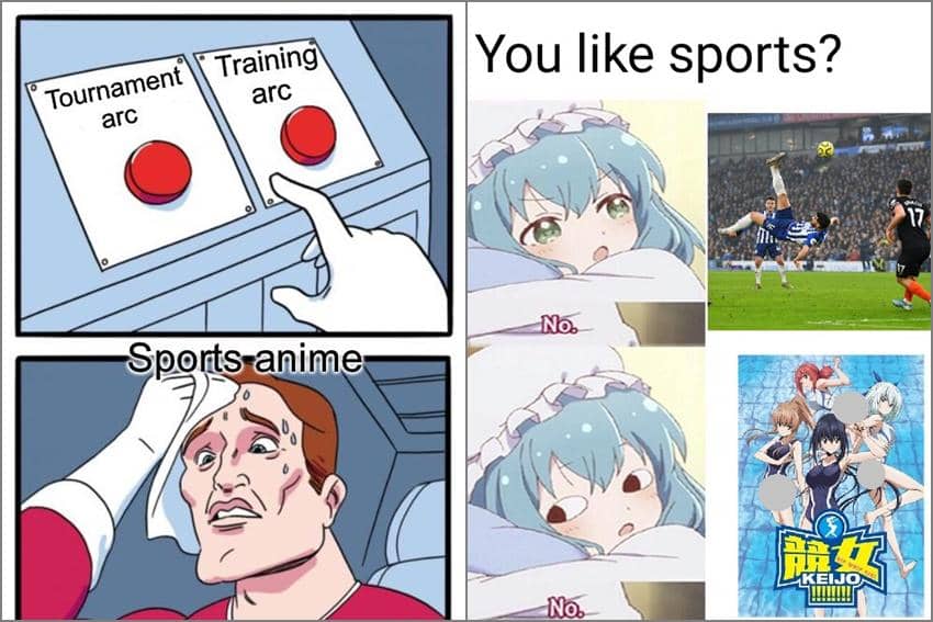 8 Meme Anime Olahraga, Punya Beberapa Kesamaan