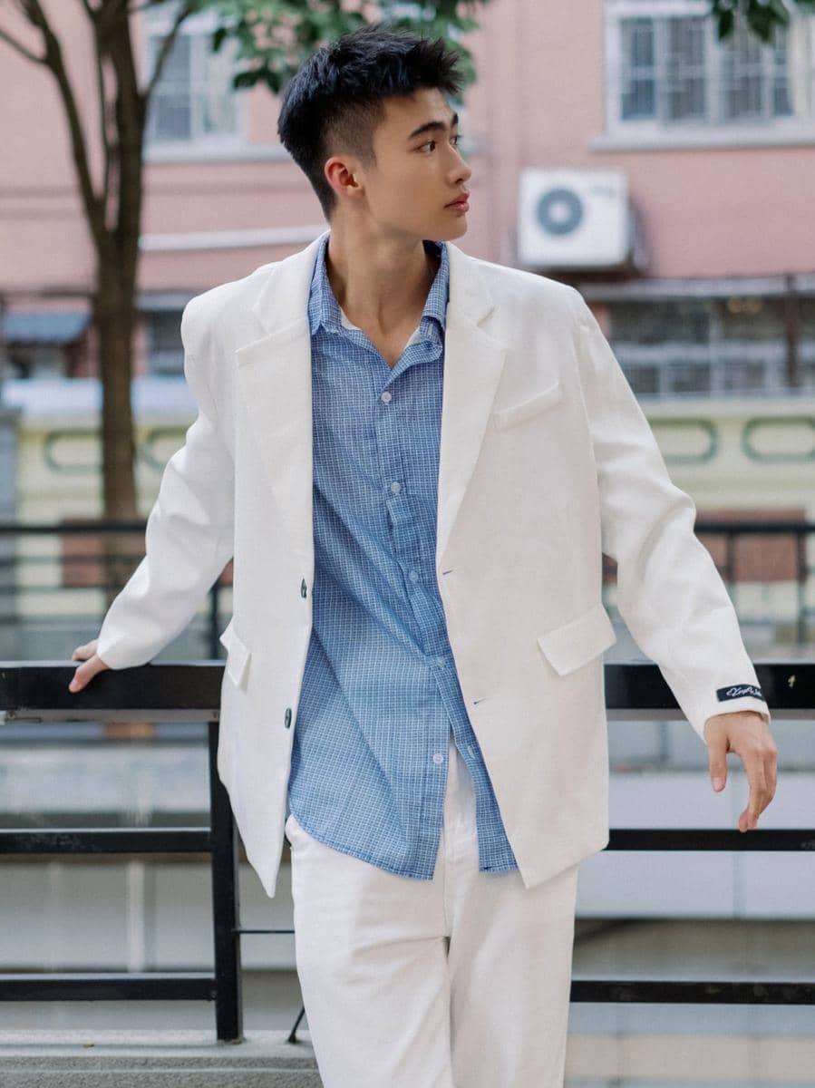 ilustrasi outfit Paskah pria 
