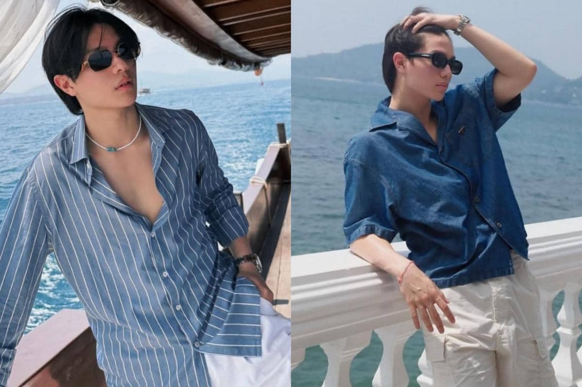 7 Inspirasi Outfit ke Pantai ala William LYKN, Simpel tapi Modis!