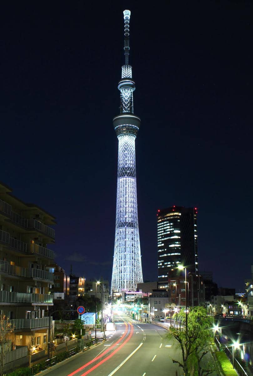 potret Tokyo Skytree