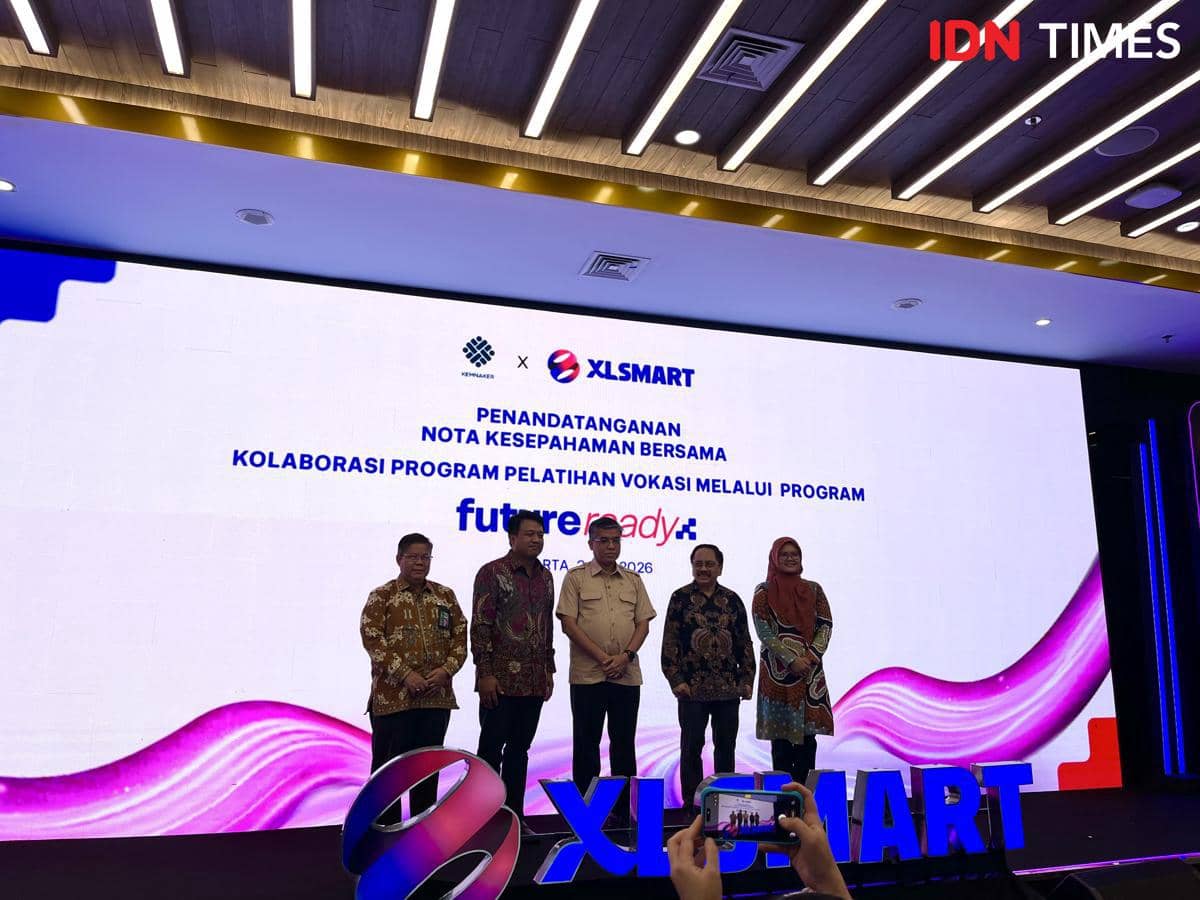 Peluncuran XLSMART Future Ready dan Sisternet Female Future Leaders Batch 2 bersama Kemnaker pada  Kamis (2/7/2026) di XLSMART Towers, Rasun