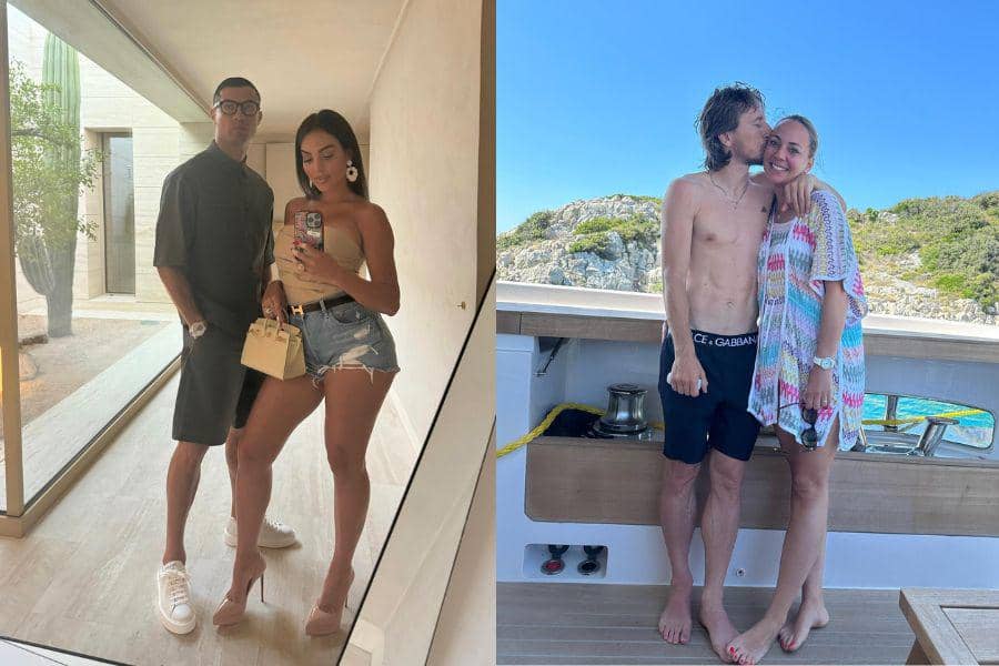 Adu Gaya Georgina Rodriguez vs. Istri Luka Modric (instagram.com/georginagio | instagram.com/lukamodric10)