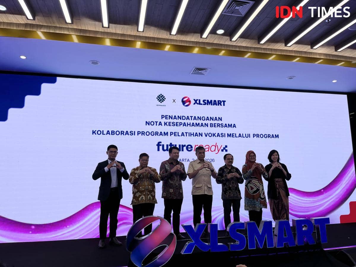 Peluncuran XLSMART Future Ready dan Sisternet Female Future Leaders Batch 2 bersama Kemnaker pada  Kamis (2/7/2026) di XLSMART Towers, Rasun