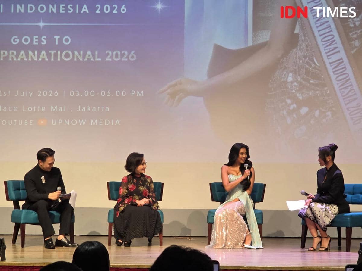 Press Conference Goes to Miss Supranational 2026 di ICE Palace, Lotte Shopping Mall