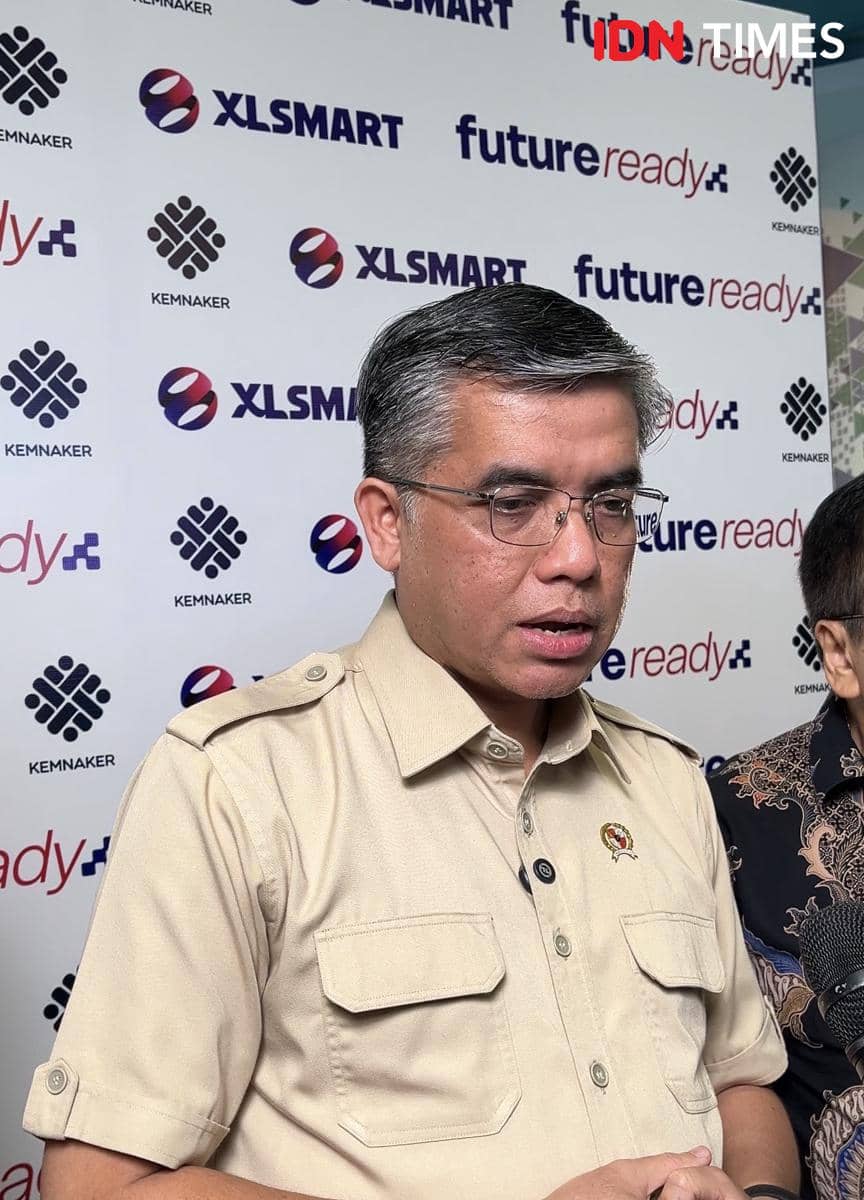 Peluncuran XLSMART Future Ready dan Sisternet Female Future Leaders Batch 2 bersama Kemnaker pada  Kamis (2/7/2026) di XLSMART Towers, Rasun