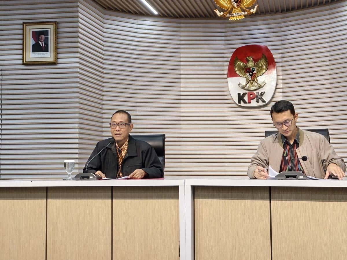 Konferensi pers KPK tentang kasus korupsi Bupati Langkat, Jumat (3/7/2026). (IDN Times/Irfan Fathurohman)