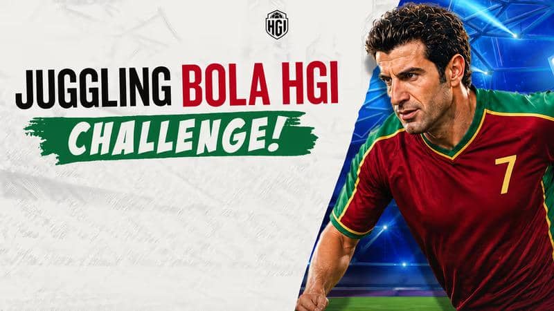 HGI Tantang Kreator Adu Juggling Dengan Luis Figo di Indonesia!