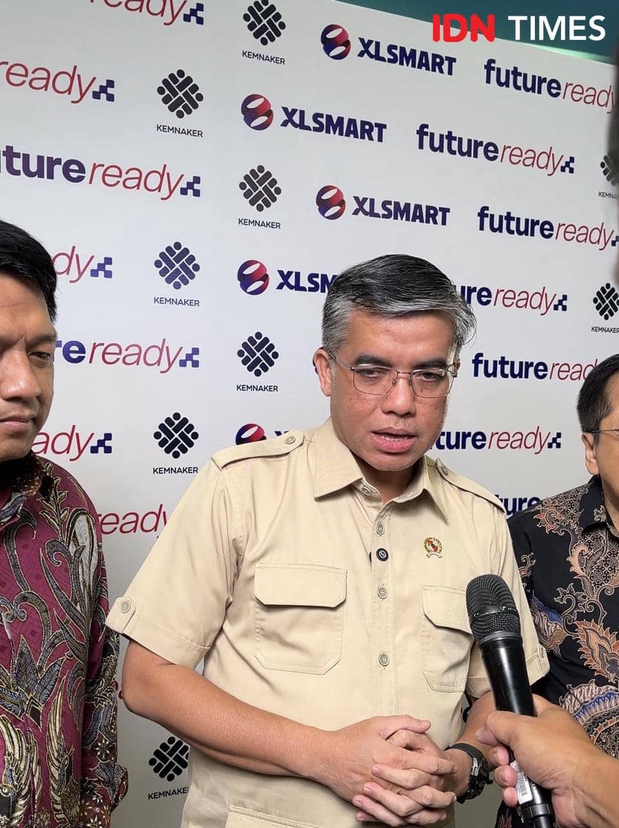 Peluncuran XLSMART Future Ready dan Sisternet Female Future Leaders Batch 2 bersama Kemnaker pada  Kamis (2/7/2026) di XLSMART Towers, Rasun