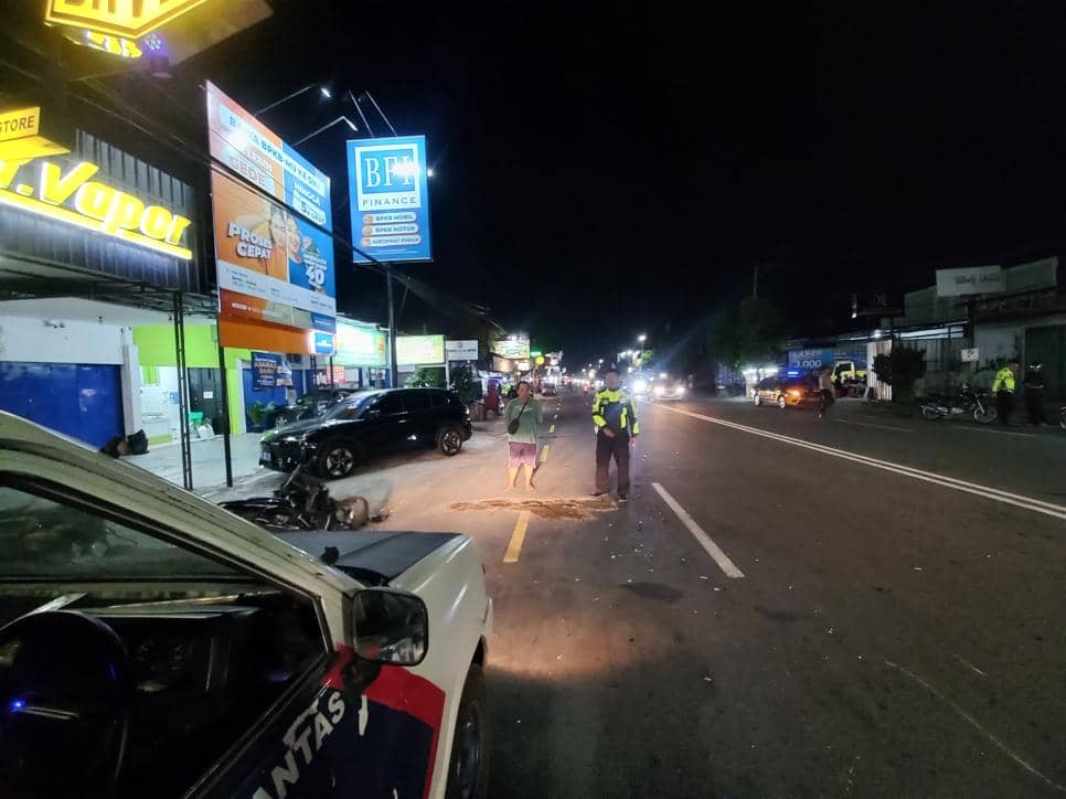 Kecelakaan Akibat Motor Lawan Arah di Jalan Gedong Kuning, 1 Meninggal