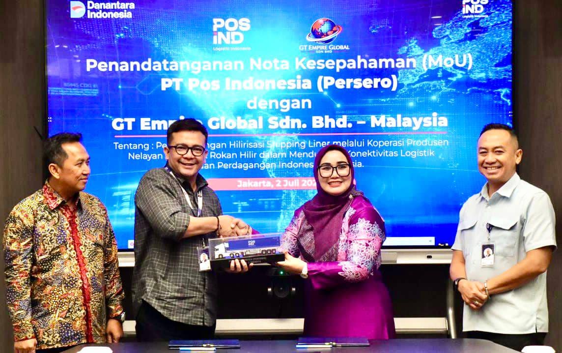 Pos Indonesia Gandeng GT Empire Buka Akses UMKM ke Malaysia