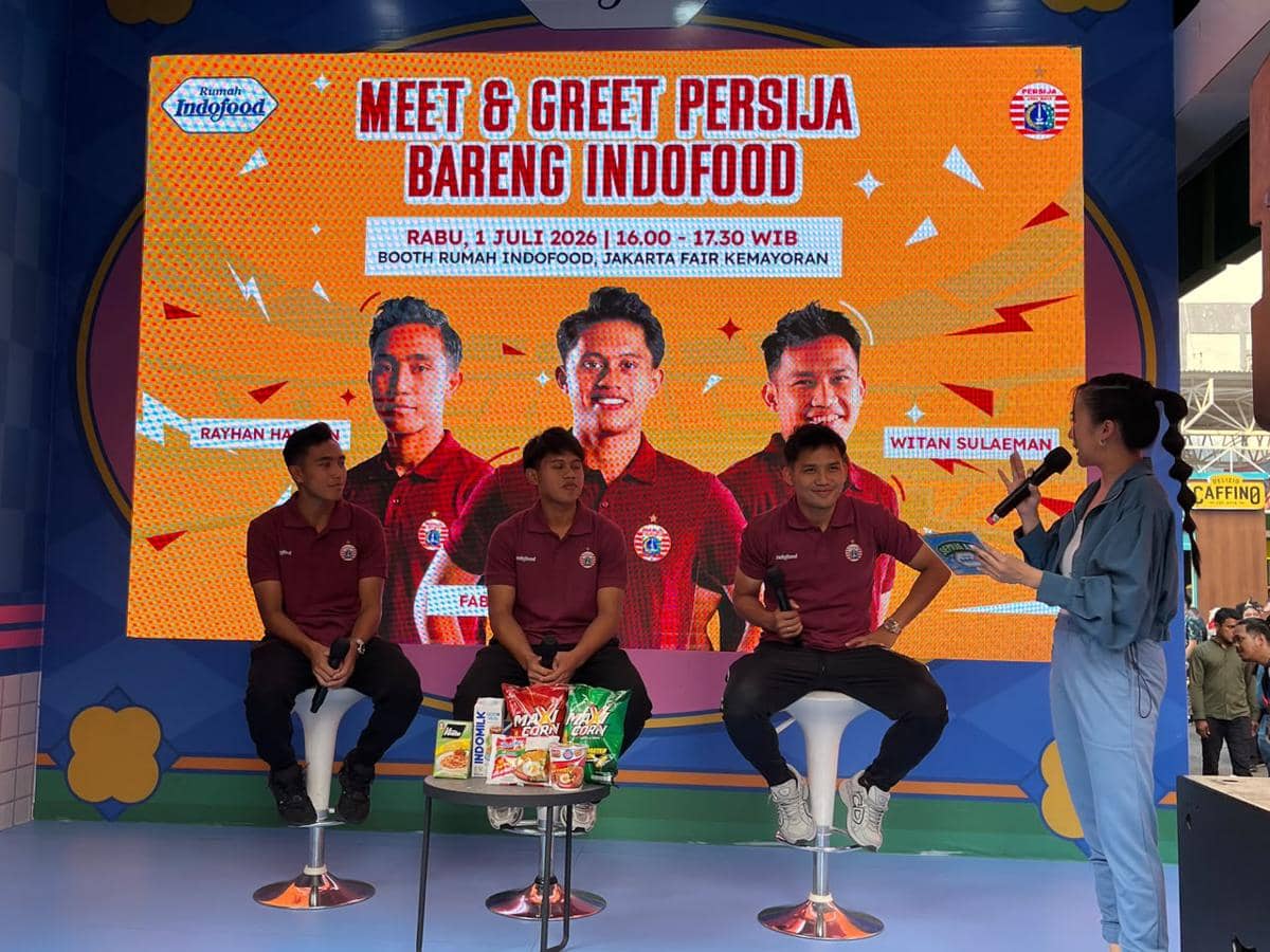 Kala Pemain Persija Sapa Penggemar di Rumah Indofood PRJ