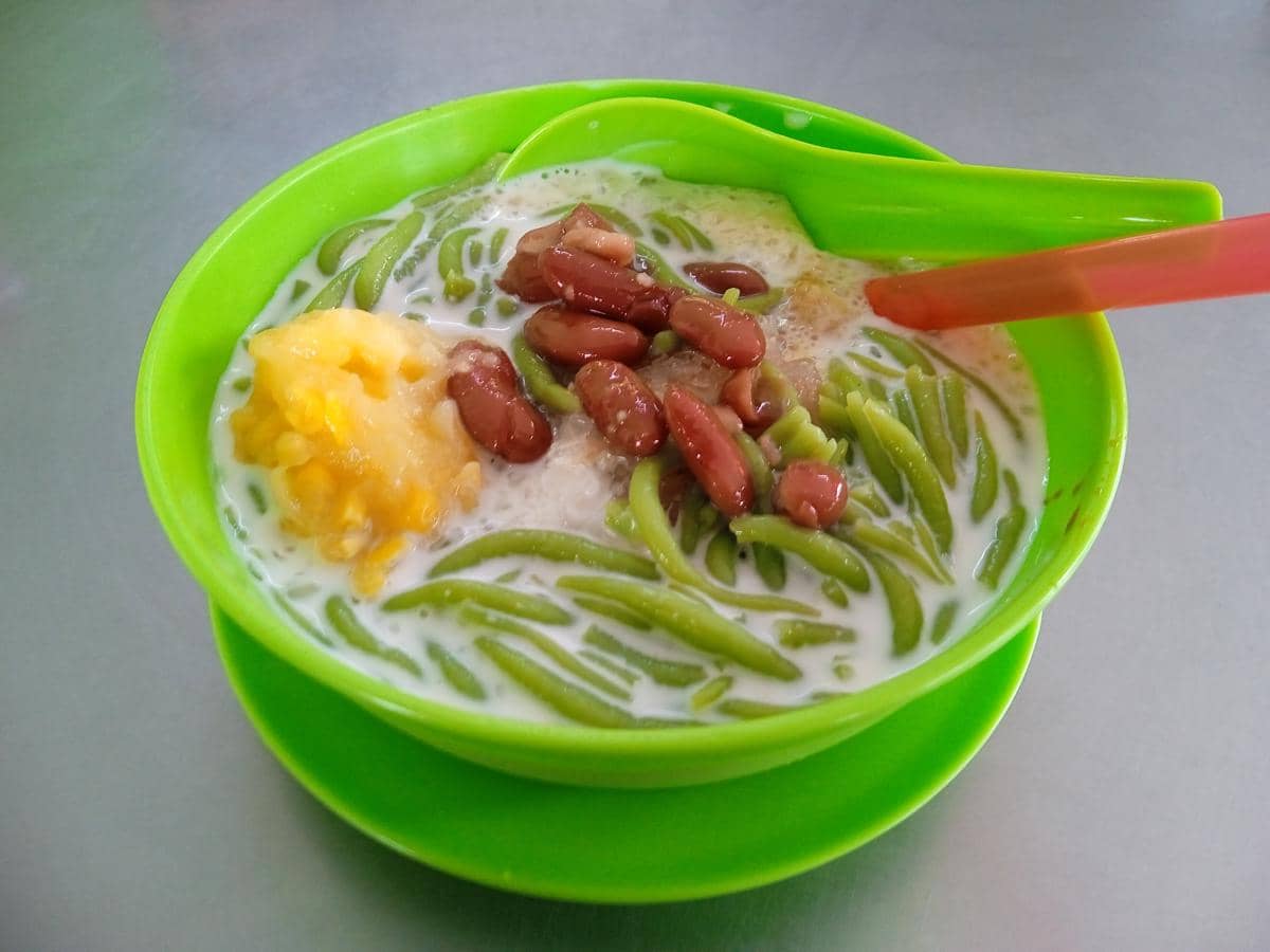 ilustrasi es cendol Malaysia