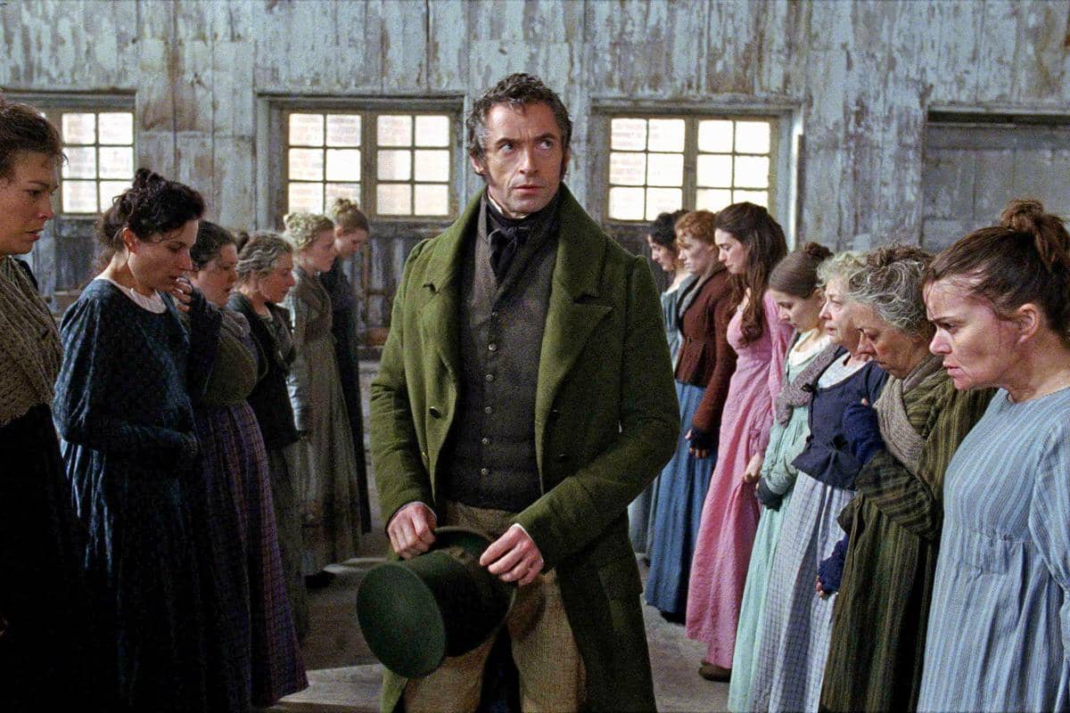 Hugh Jackman dalam film Les Misérables