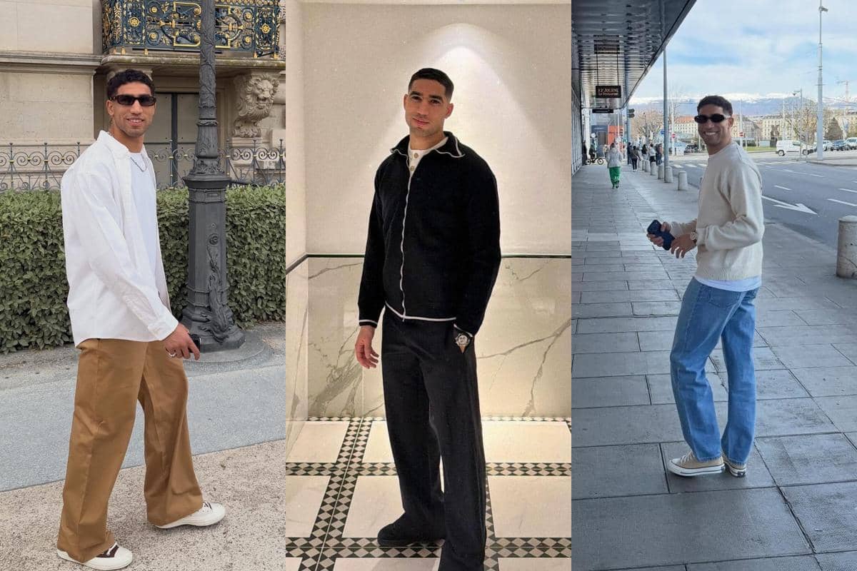 7 Outfit Smart Casual ala Achraf Hakimi, Pemain Timnas Maroko