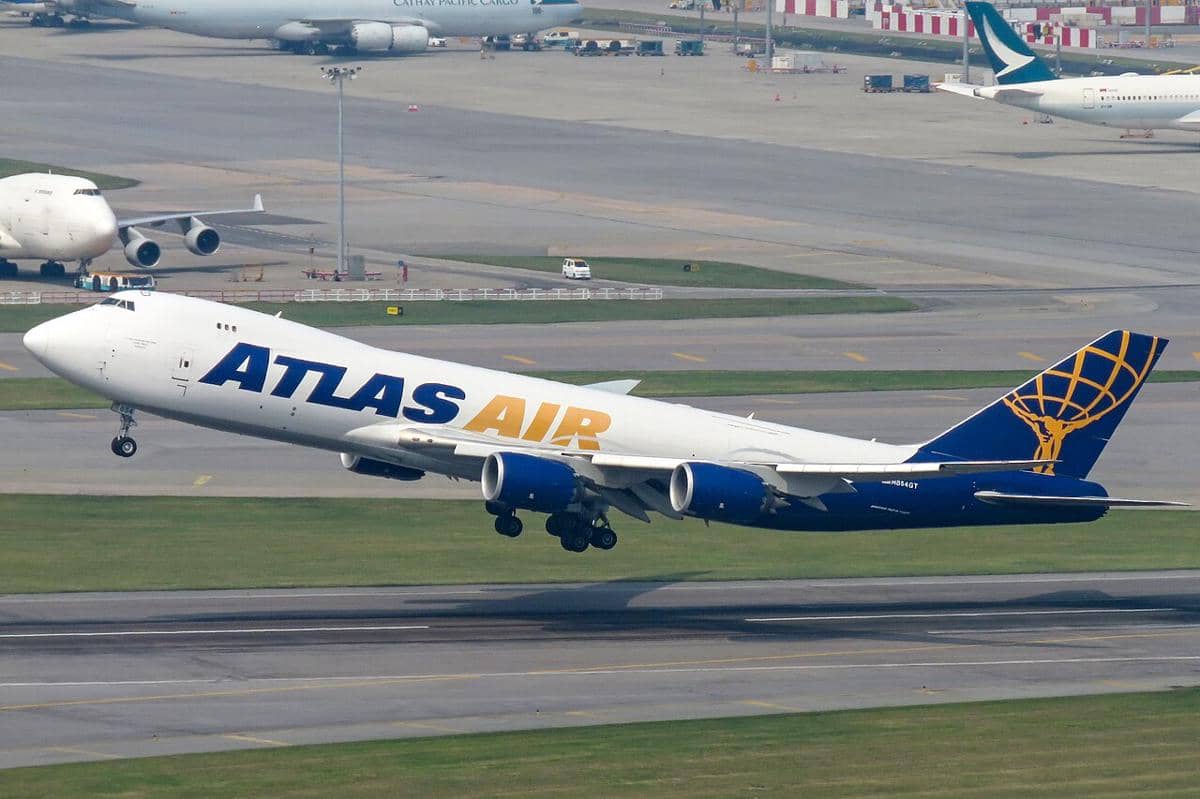 produksi Boeing 747-8 terakhir adalah pesawat kargo untuk Atlas Air
