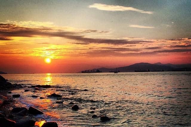 Kitsilano Beach, Vancouver, Kanada