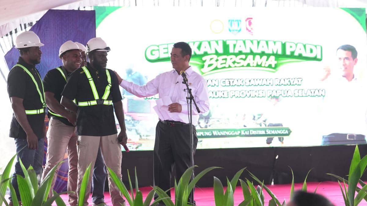 BULOG Dukung Gerakan Tanam Padi Serentak di Merauke