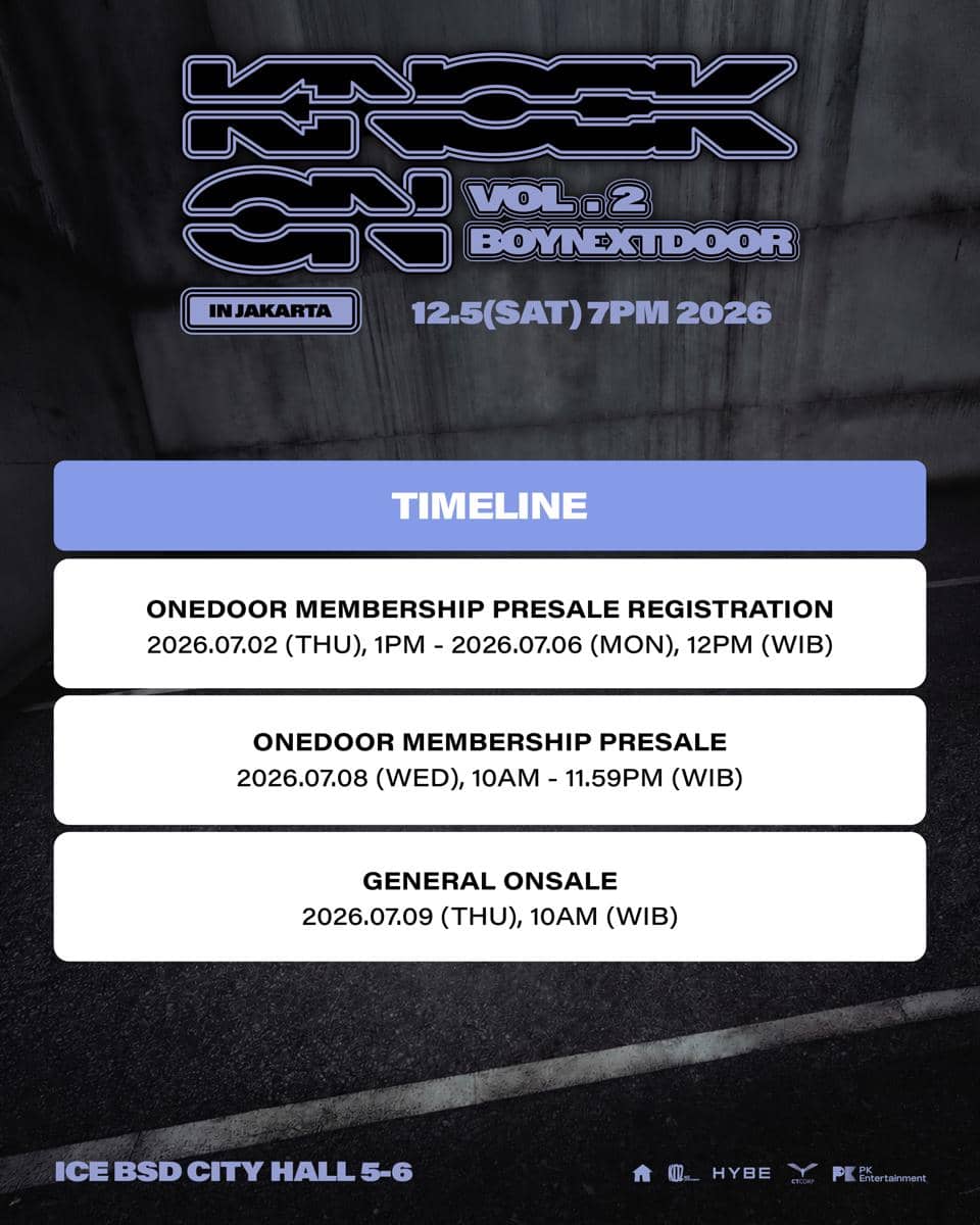 poster konser BOYNEXTDOOR (x.com/PKEnt_ID)