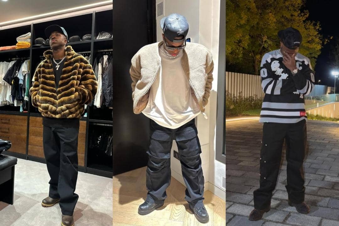 9 Gaya Steetwear dengan Snapback ala Vinicius Junior, Pemain Timnas Brasil