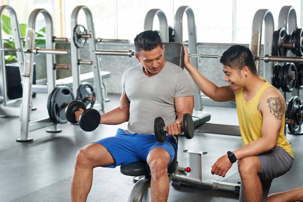 ilustrasi teman gym