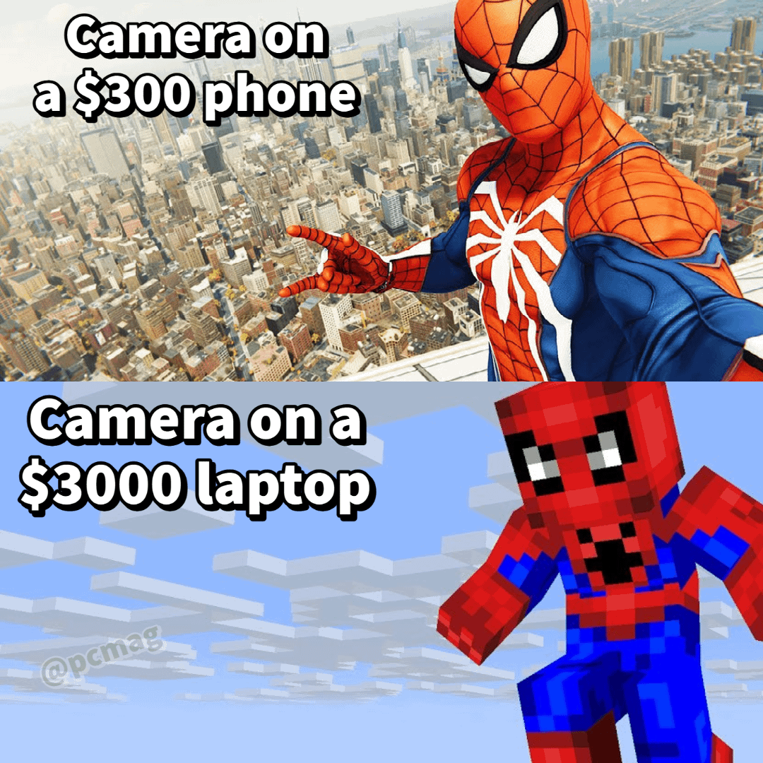 meme kartun tentang laptop