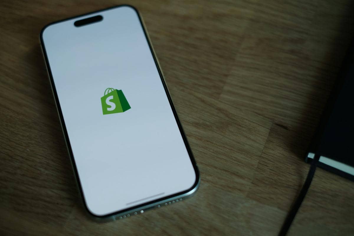 Shopify di smartphone